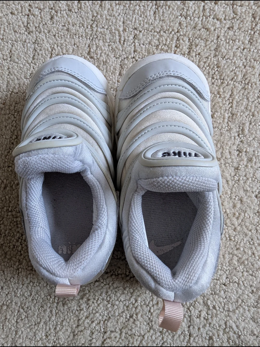 Nike Dynamo Free Sneakers Slip On Athletic Shoes Toddler 9C Gray Sports Active